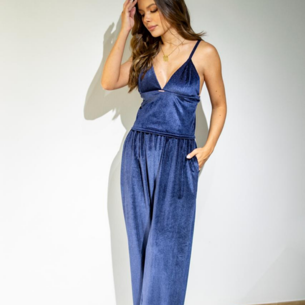 Pijama trio azul