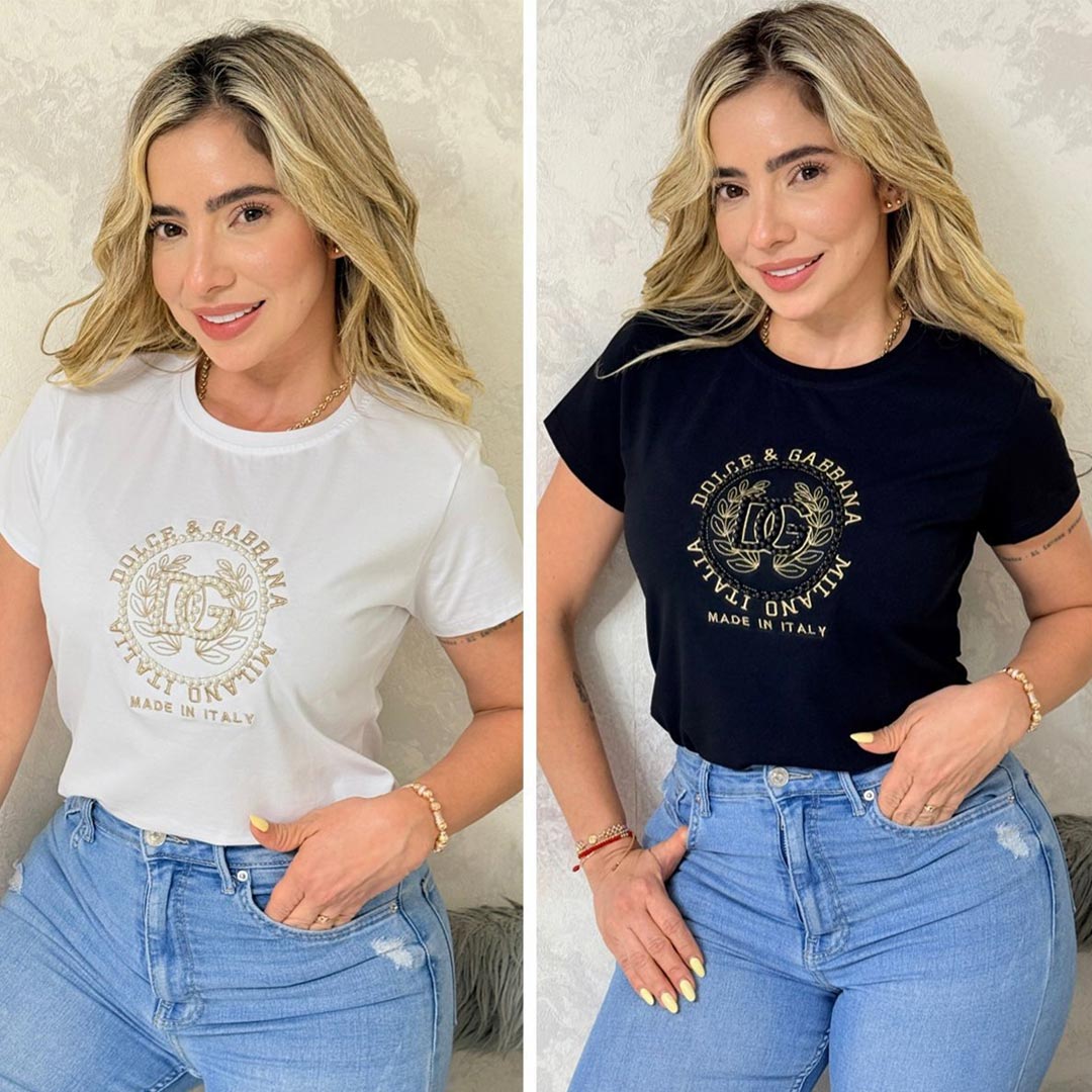 Camiseta DG con bordado
