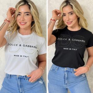 Camiseta DG con perlas